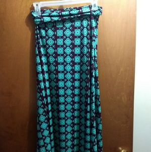 NWOT XXS Slinky LulaRoe Maxi Skirt